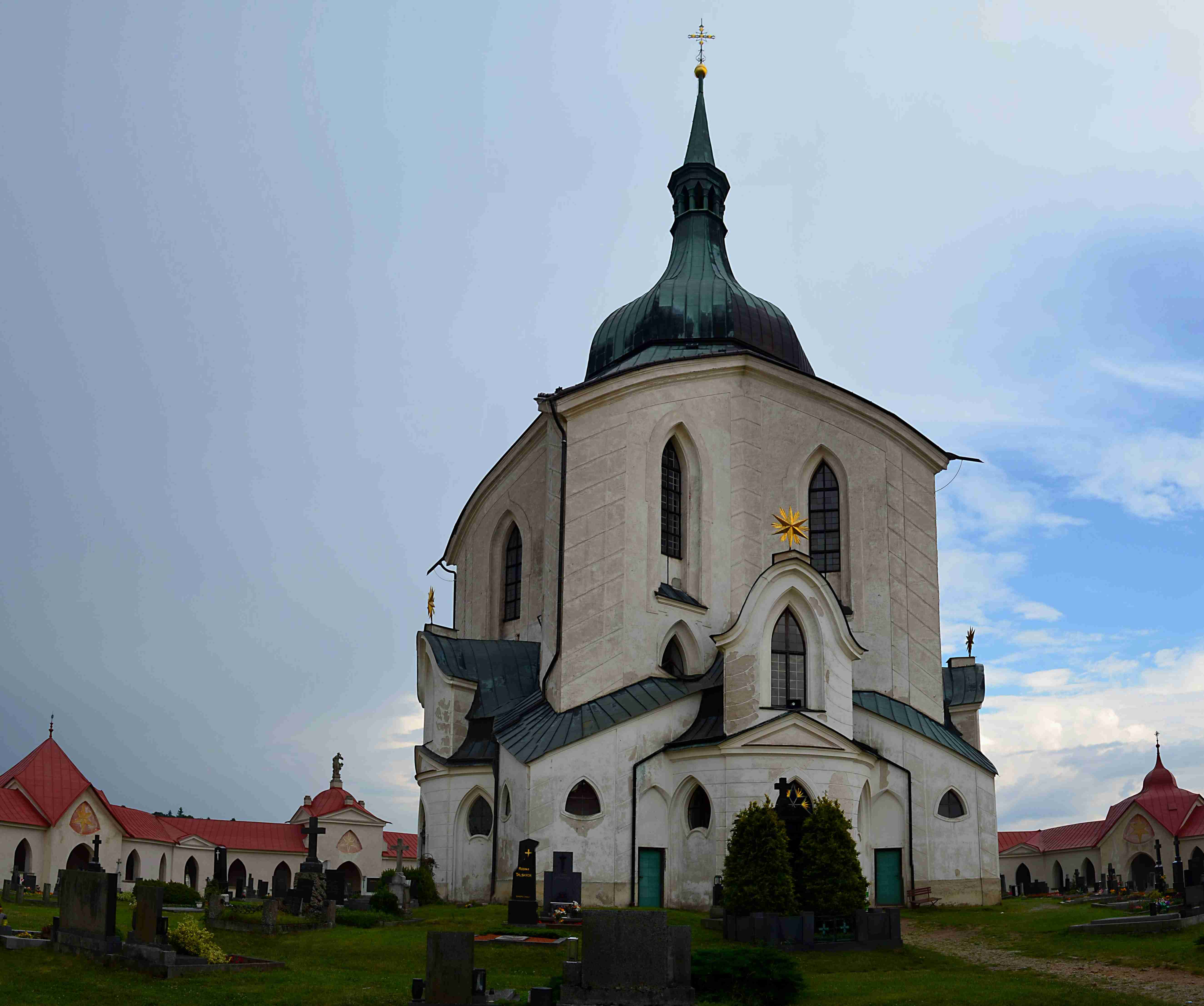 Poutní kostel sv. Jana Nepomuckého na Zelené hoře u Žďáru nad Sázavou